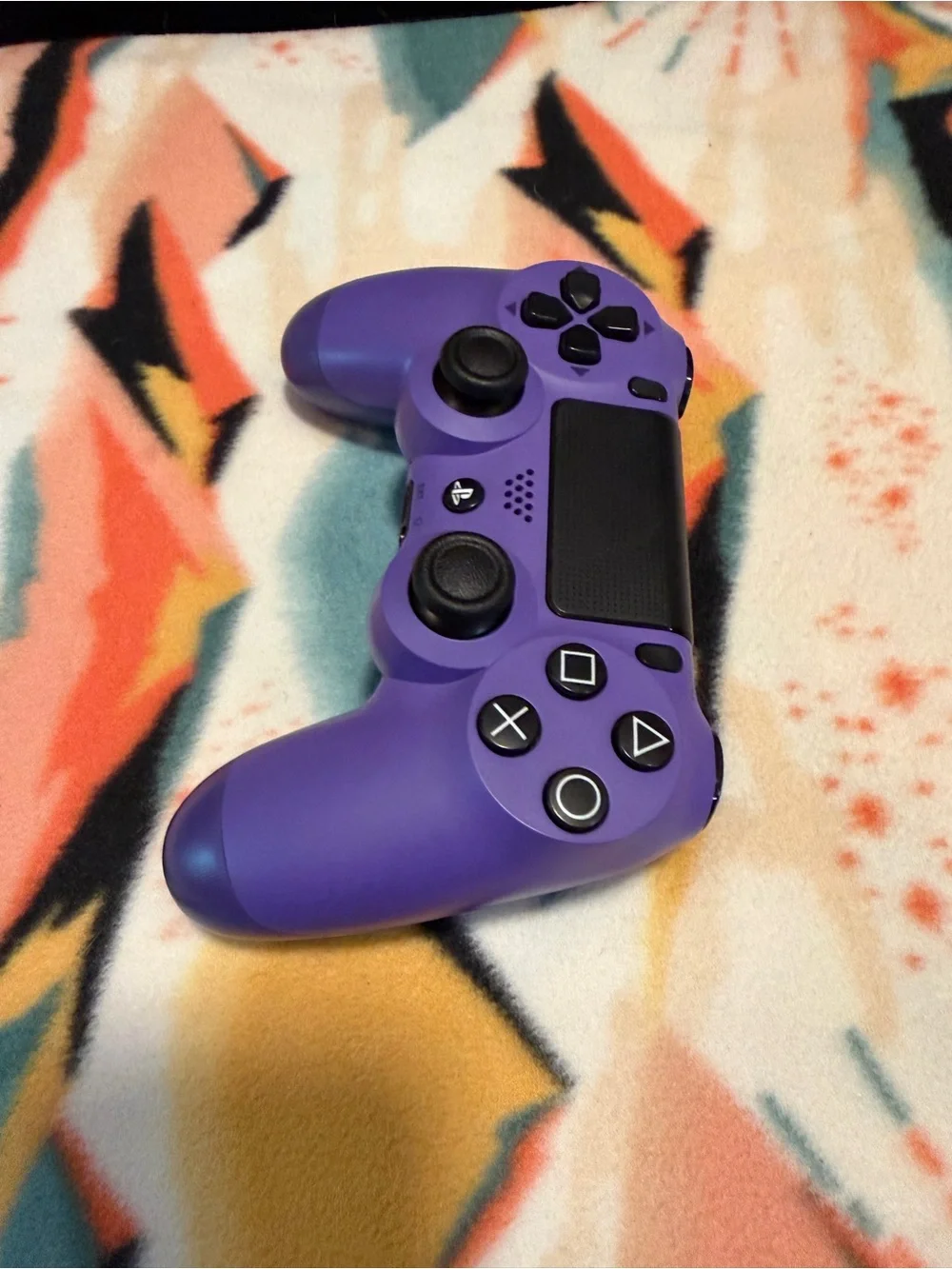PlayStation - Astr Black Wireless Gaming Controller + Purple Controller